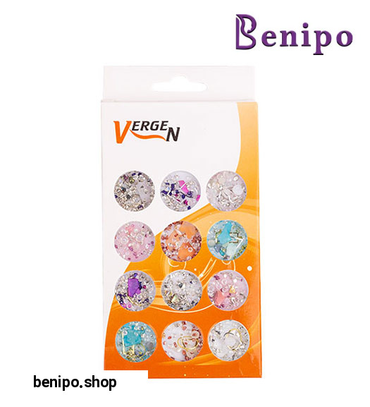 نگین ناخن GS112 بسته 12عددی