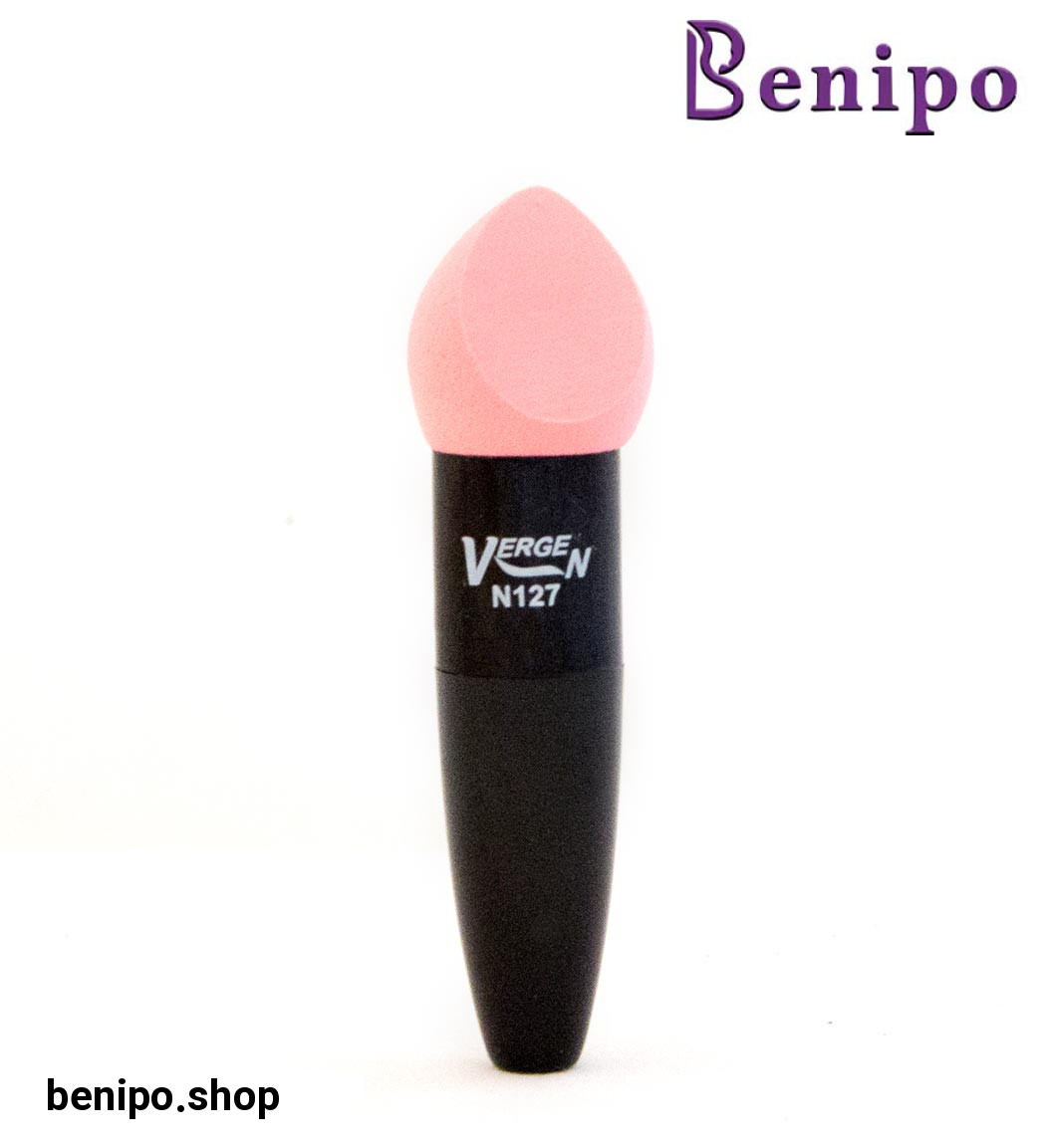 پد آرایش دسته دار اشکی دوکاره N127