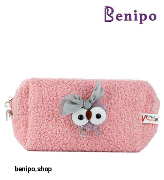 کیف آرایش مخمل پاپیونی P106-1