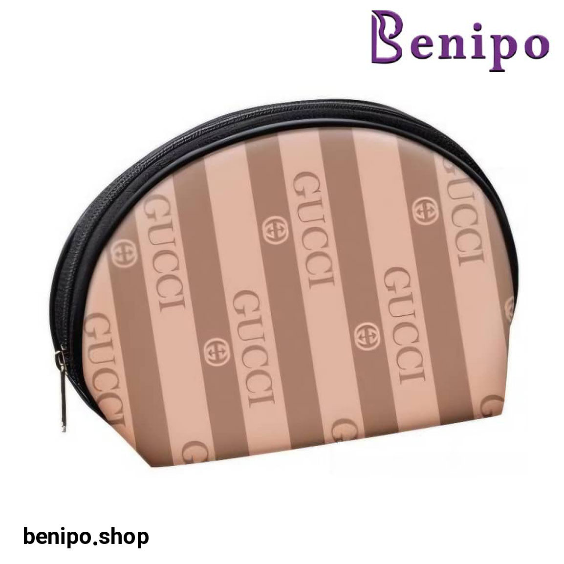 کیف آرایش مسافرتی طرح بیضی مدل CB0078