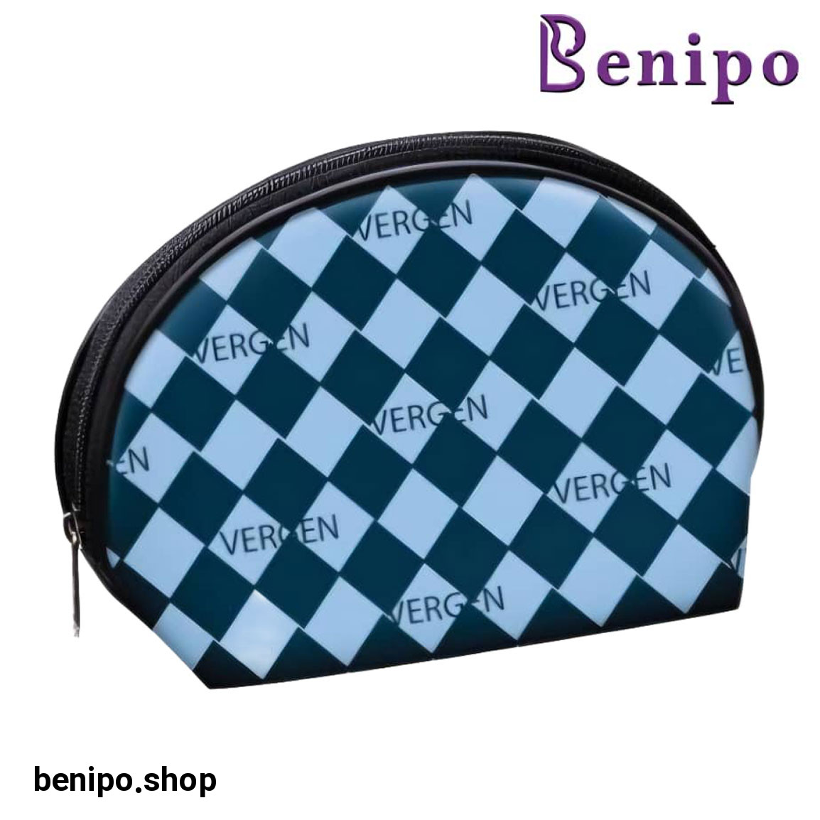 کیف آرایش مسافرتی طرح بیضی مدل CB0079