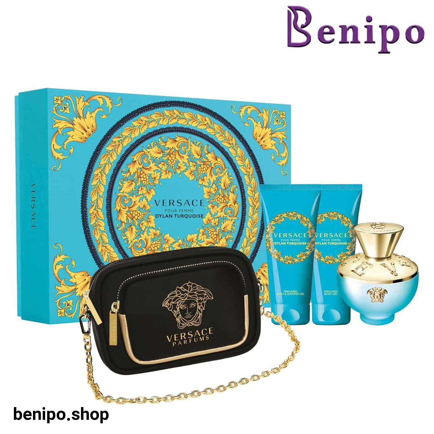 ست عطر dylan turquoise ورساچه