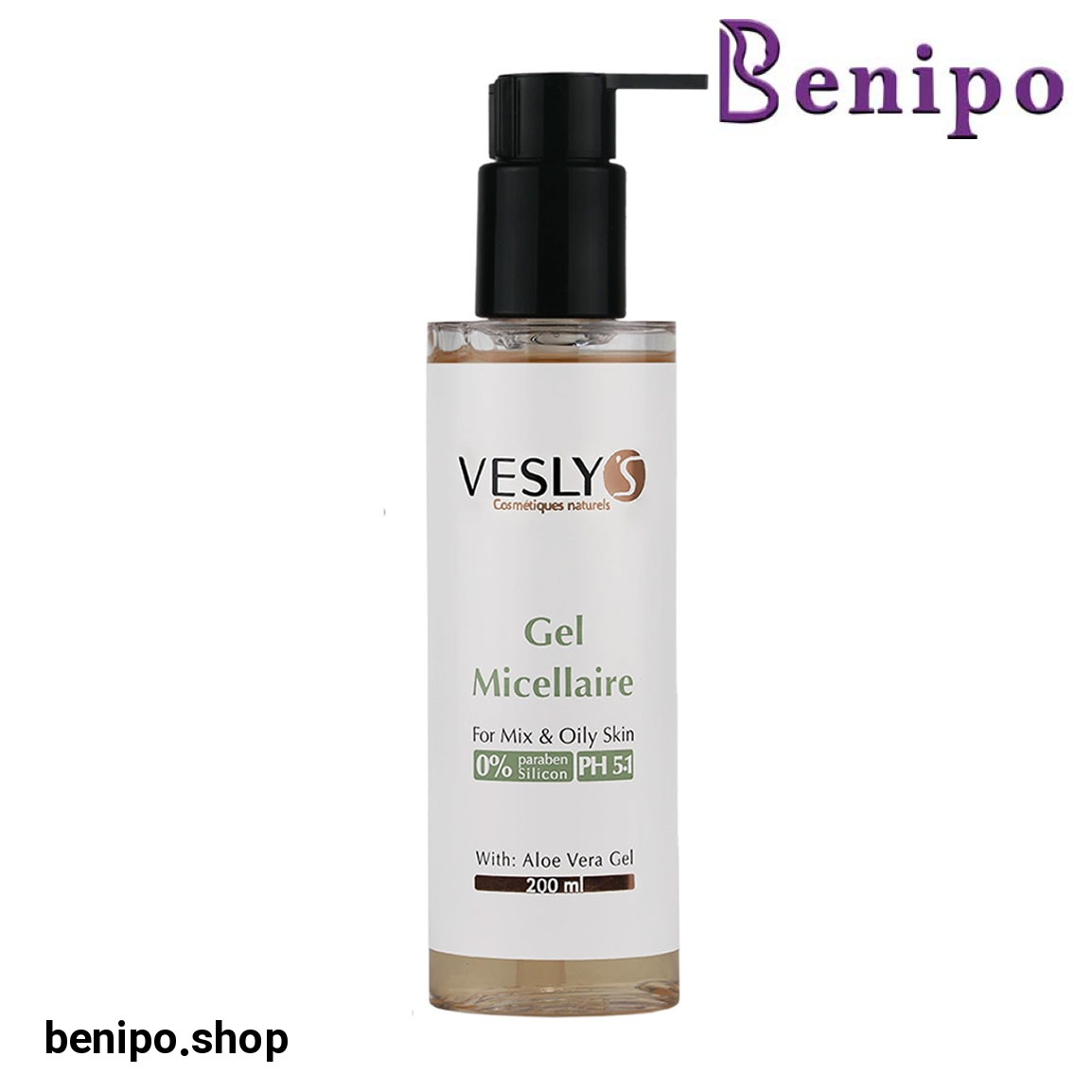 ژل پاک کننده صورت حاوی ژل آلوئه ورا مناسب پوست های مختلط و چرب حجم 200 میلی لیتر