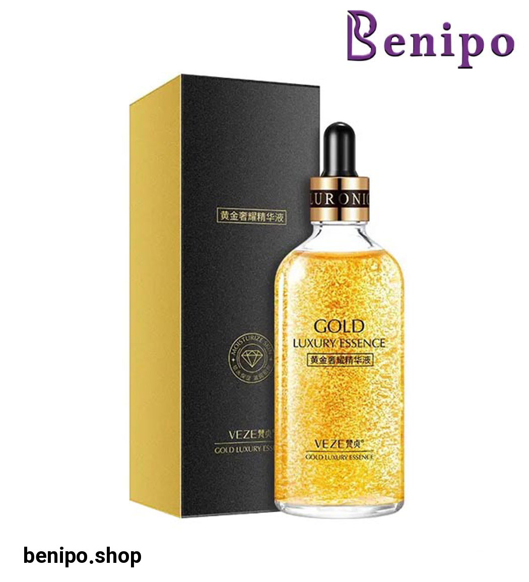 سرم ضد چروک وزه مدل Gold Luxury حجم 100 میلی لیتر