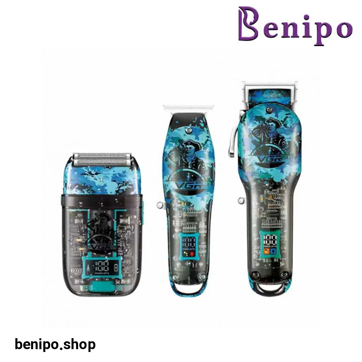 ست ماشین اصلاح مدل V-645