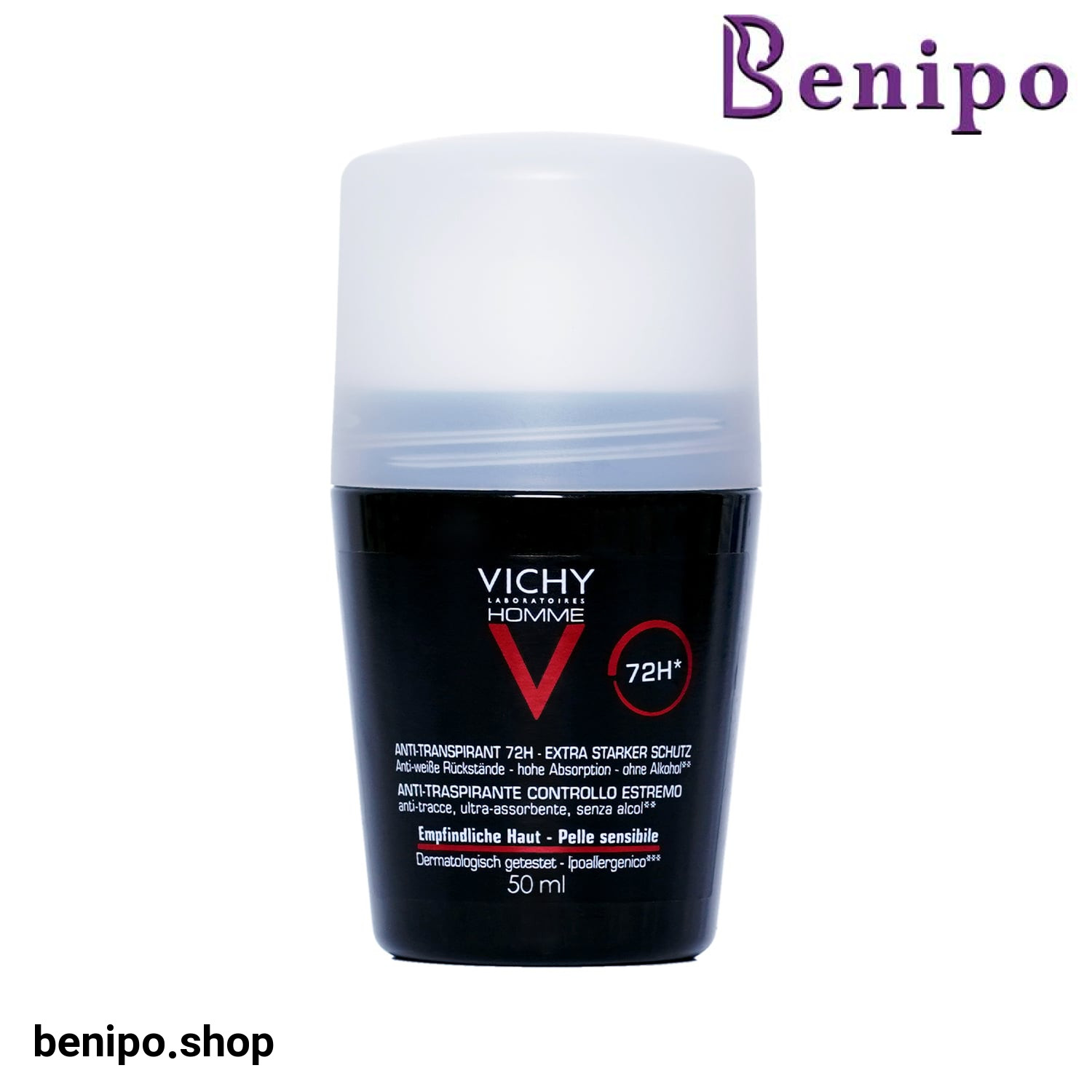 مام رولی ضد تعریق مردانه 72 ساعته ویشی