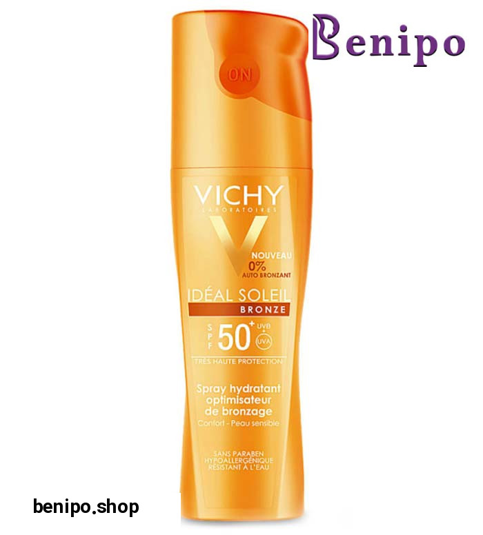 اسپری برنزه کننده ایده آل سولای اس پی اف 50