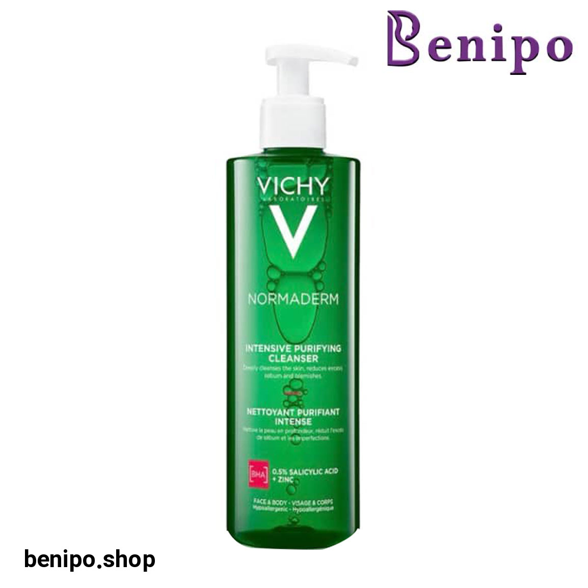 ژل شستشوی صورت مدل Normaderm مناسب  پوست چرب حجم 400 میلی لیتر