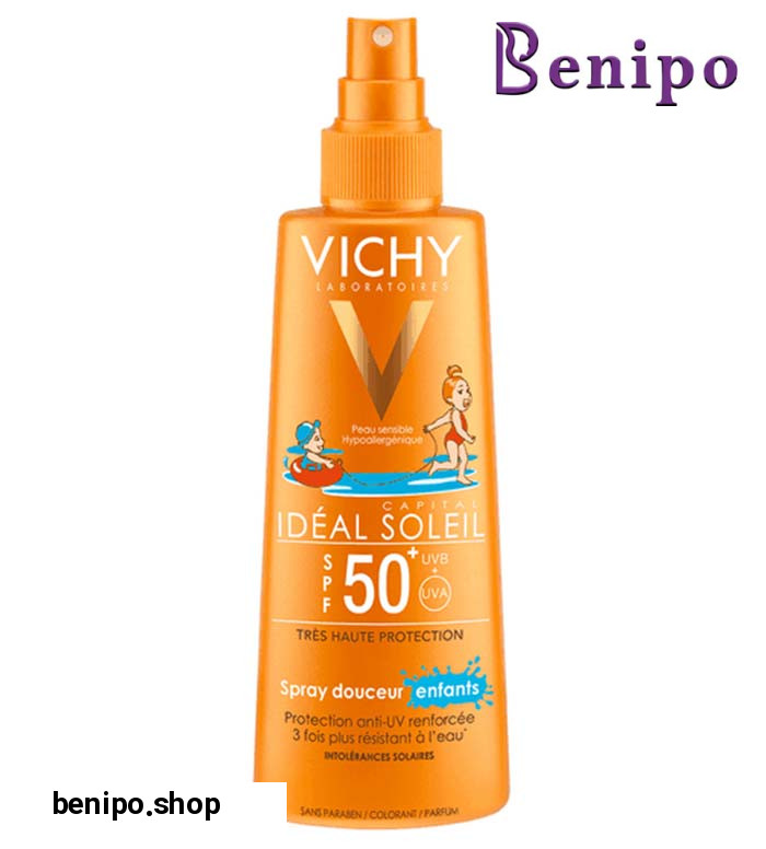 اسپری ضد آفتاب ایده آل سولای صورت و بدن کودکان