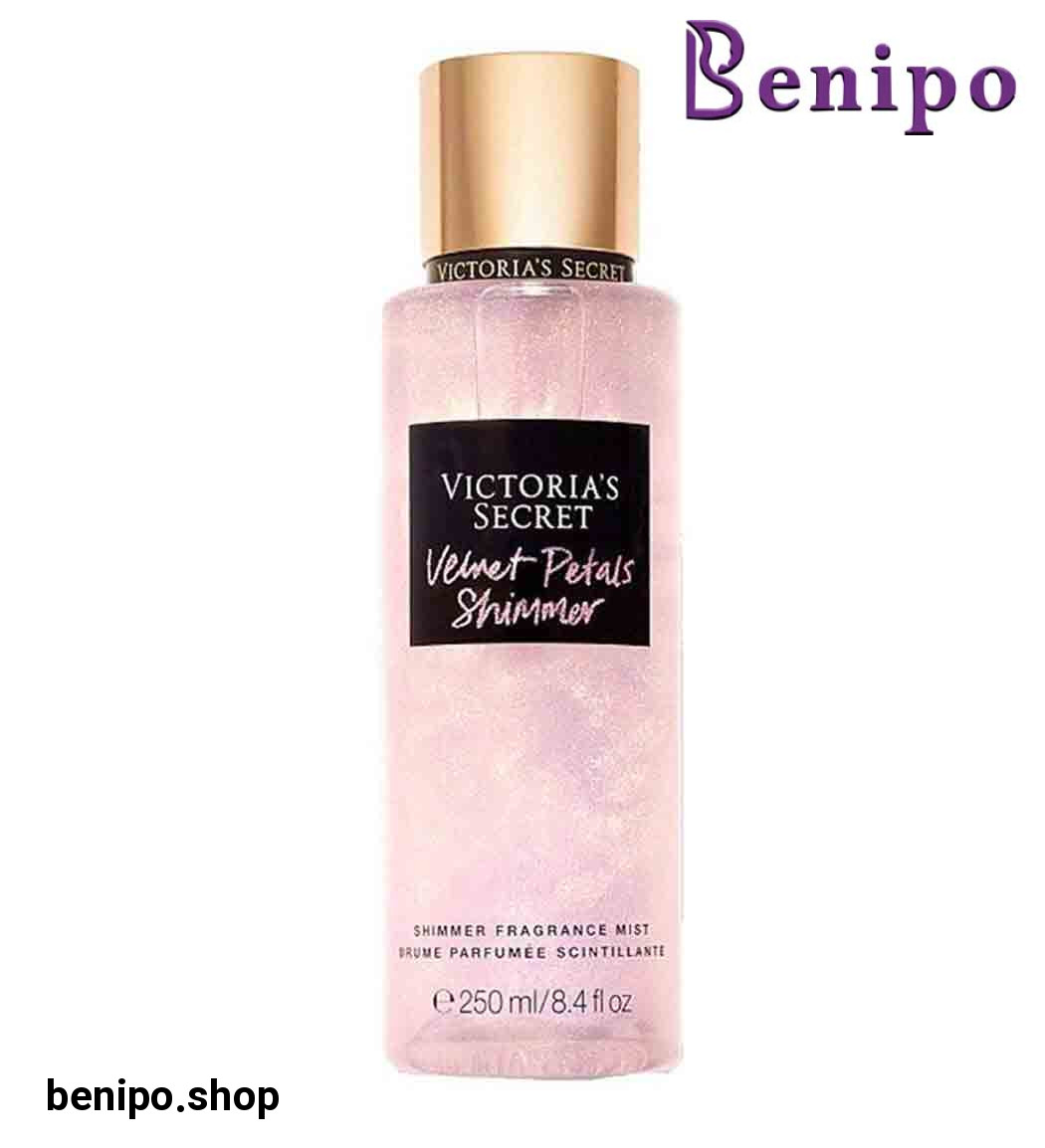 بادی اسپلش زنانه مدل Velvet Petals shimmerحجم 250 میل