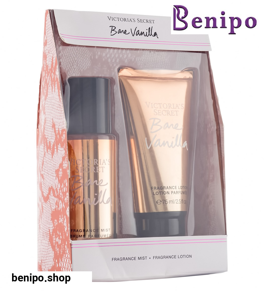 ست هدیه بادی اسپلش و لوسیون بدن زنانه Bane Vanilla