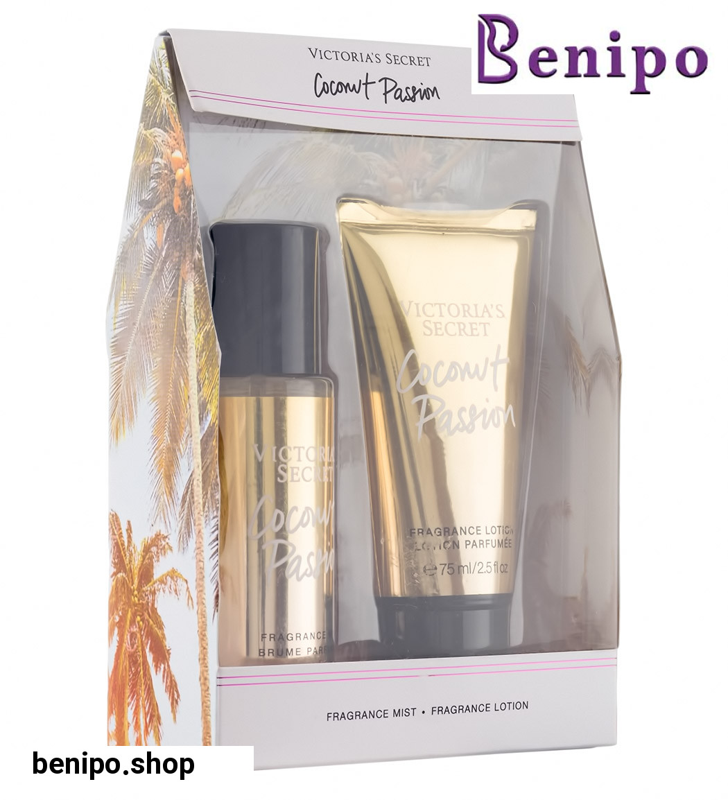 ست هدیه بادی اسپلش و لوسیون بدن زنانه Coconut Passion