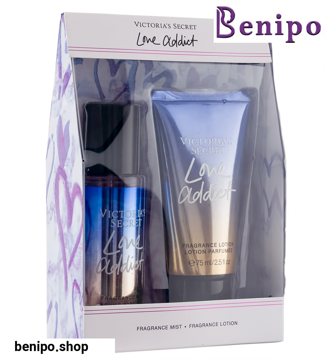 ست هدیه بادی اسپلش و لوسیون بدن زنانه Love Addict