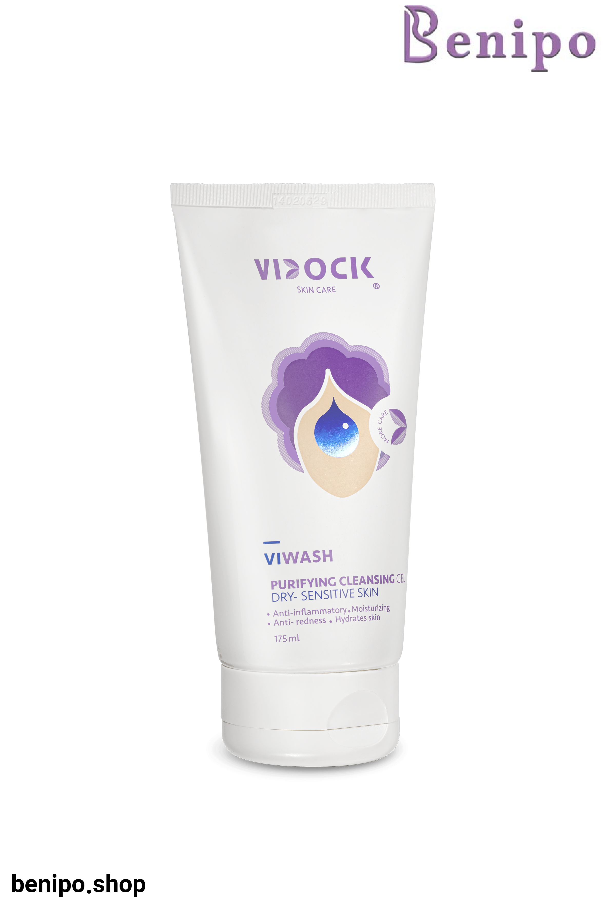 ژل شستشوی پوست خشک و حساس مدل Viwash حجم 175 میلی لیتر