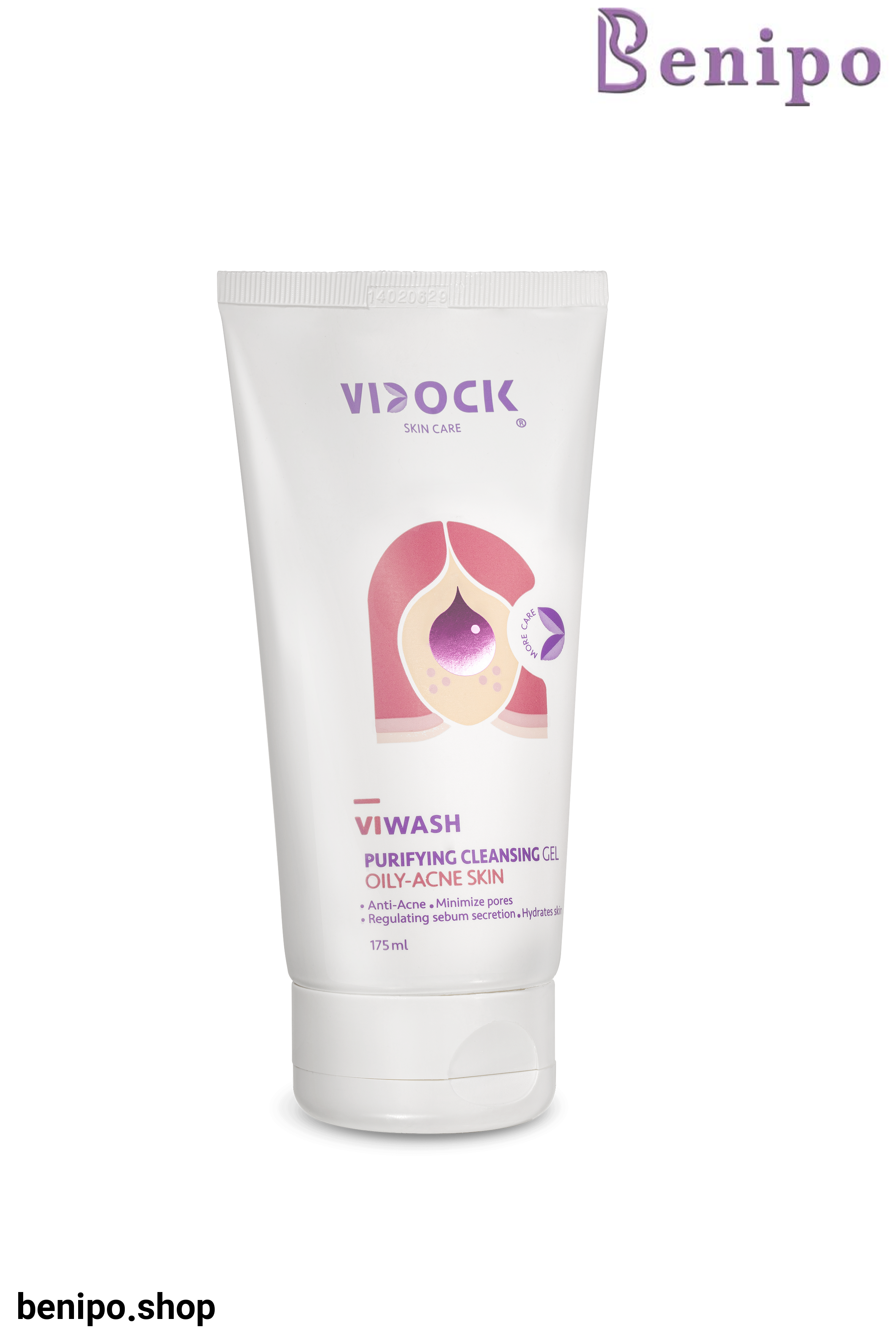 ژل شستشوی پوست چرب و مختلط مدل Viwash حجم 175 میلی لیتر
