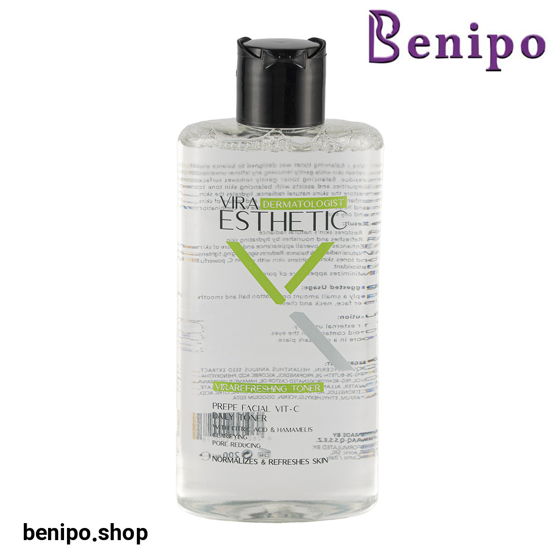 تونر مناسب پوست چرب حجم 200 میلی لیتر