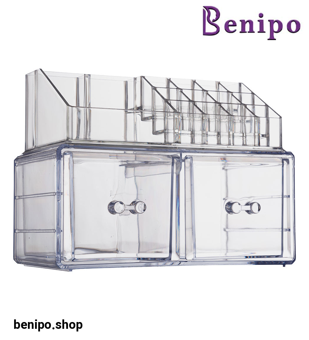 استند آرایشی دو کشو