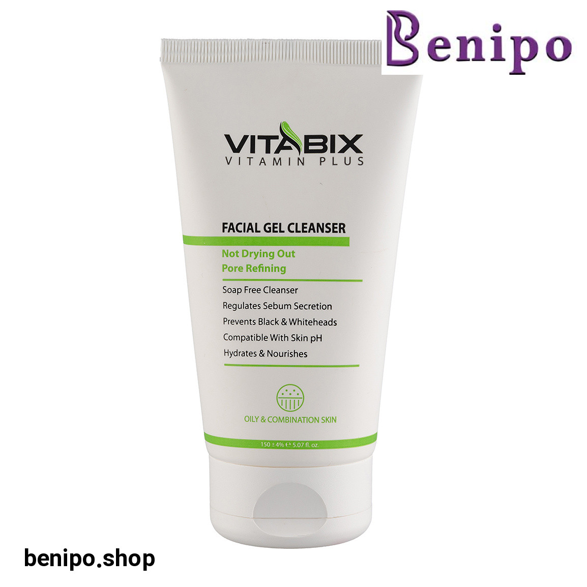 ژل شستشو صورت مناسب پوست چرب و مختلط حجم 150 میلی لیتر