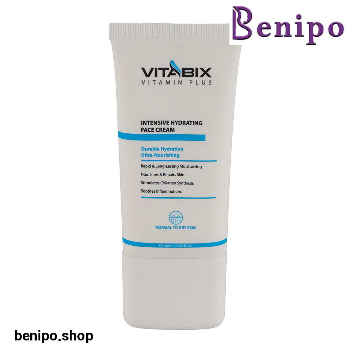 کرم آبرسان مناسب پوست نرمال تا خشک حجم 50 میلی لیتر