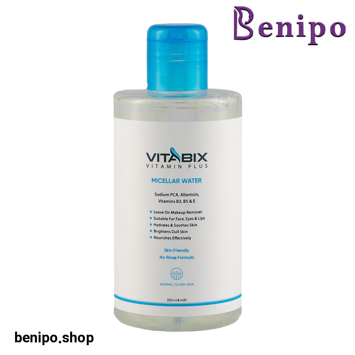 میسلار واتر مناسب پوست خشک و معمولی حجم 250 میلی لیتر