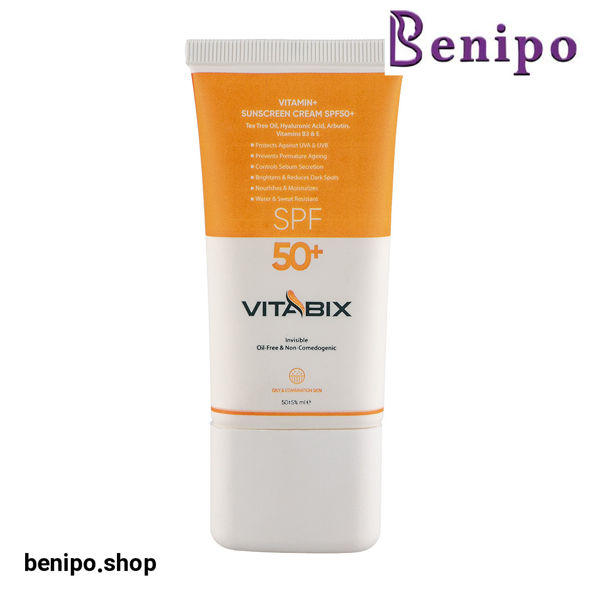 کرم ضد آفتاب بی رنگ با SPF 50 مناسب پوست چرب و مختلط حجم 150 میلی لیتر