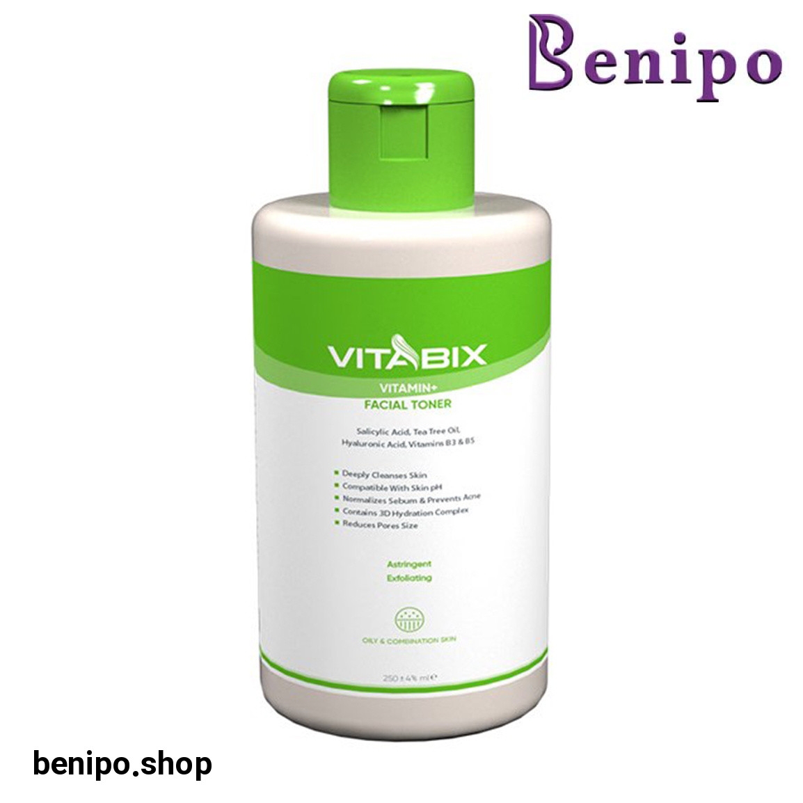 تونر مناسب پوست چرب و مختلط حجم 250 میلی لیتر