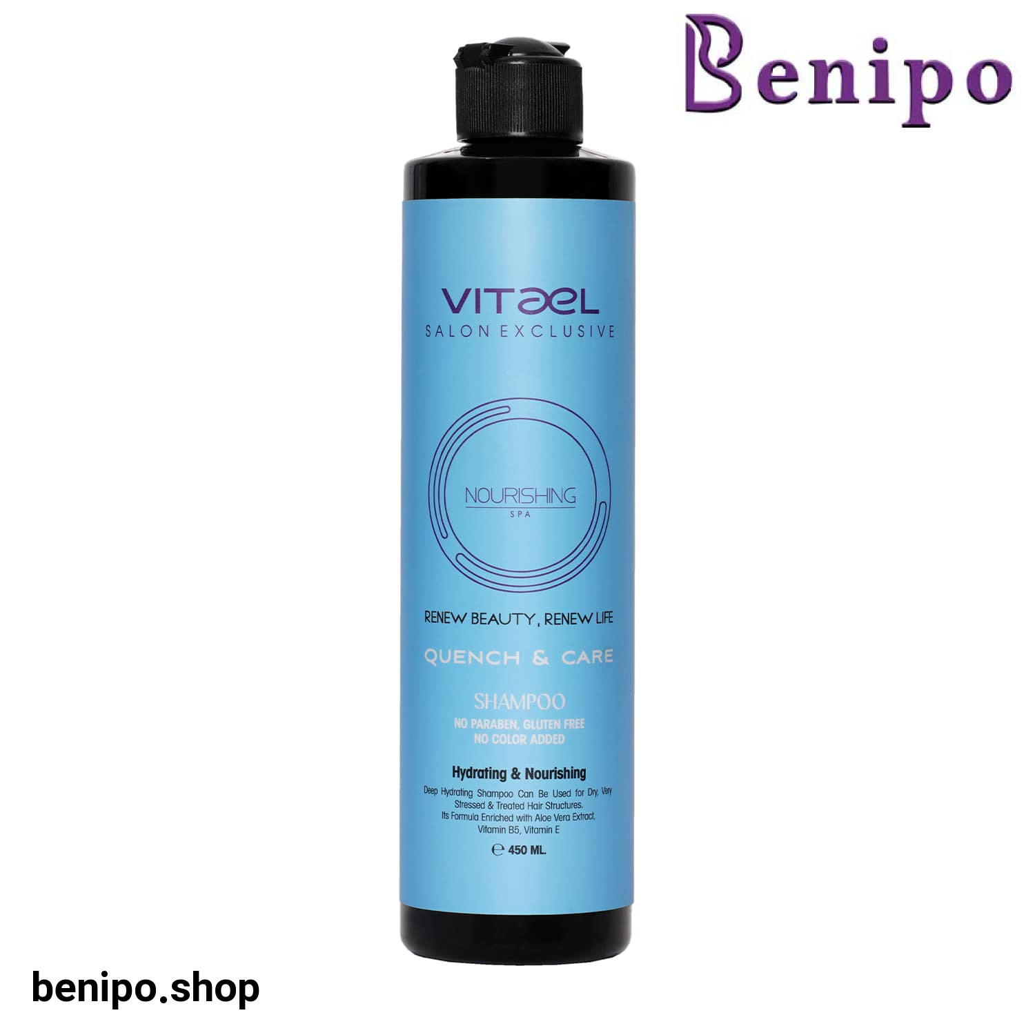 شامپو آبرسان ویتاال QUENCH and CARE