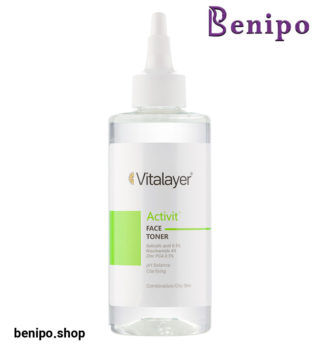 تونر پاک کننده صورت اکتی ویت مناسب پوست چرب 200میل