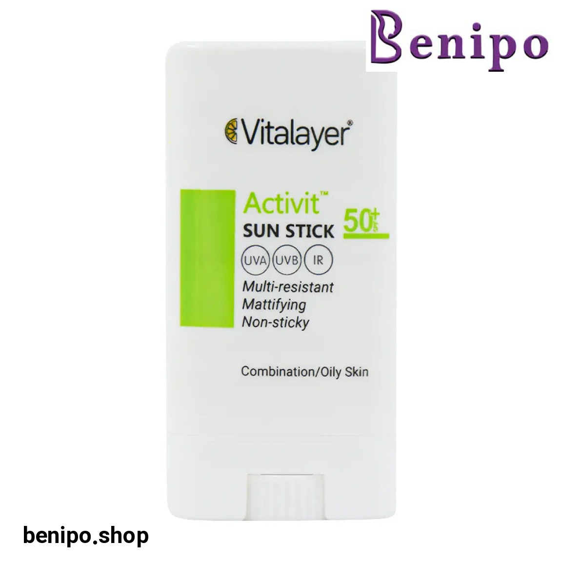 ضد آفتاب استیکی مدل Activit با SPF50 مناسب پوست چرب و مختلط وزن 15 گرم