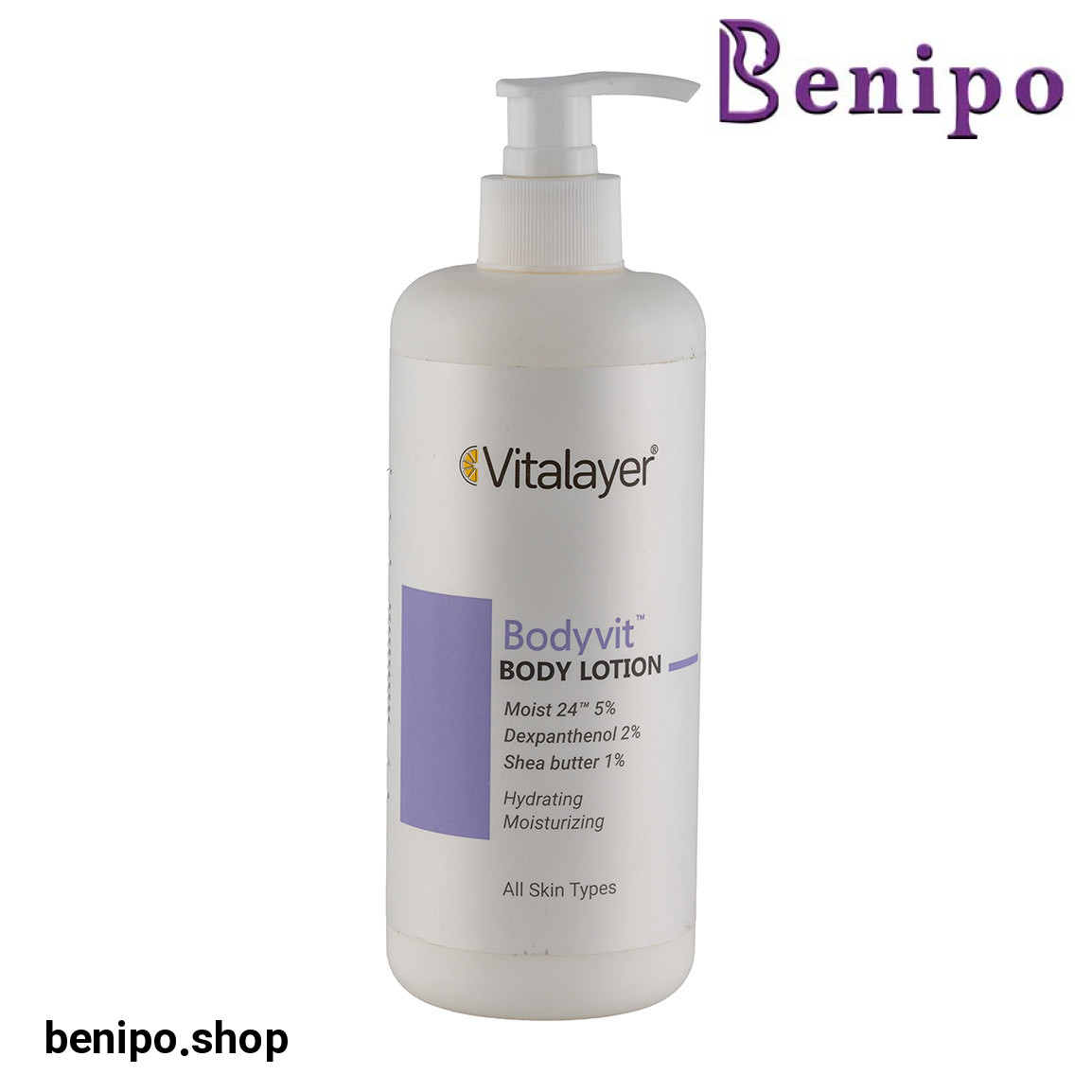 لوسیون بدن مدل Body Vit مناسب انواع پوست حجم 500 میلی لیتر