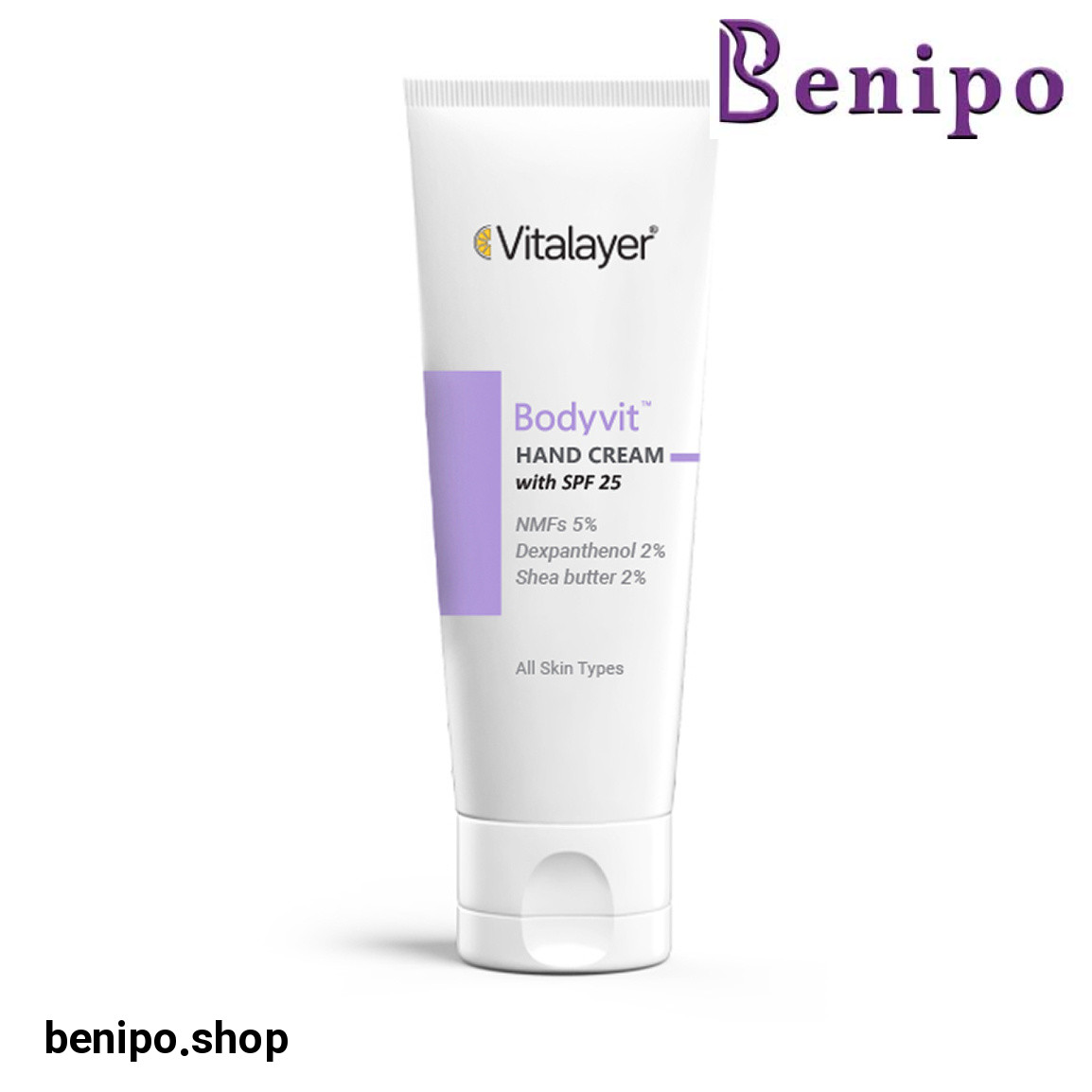 کرم مرطوب کننده دست مدل Bodyvit با SPF25 حجم 75 میلی لیتر