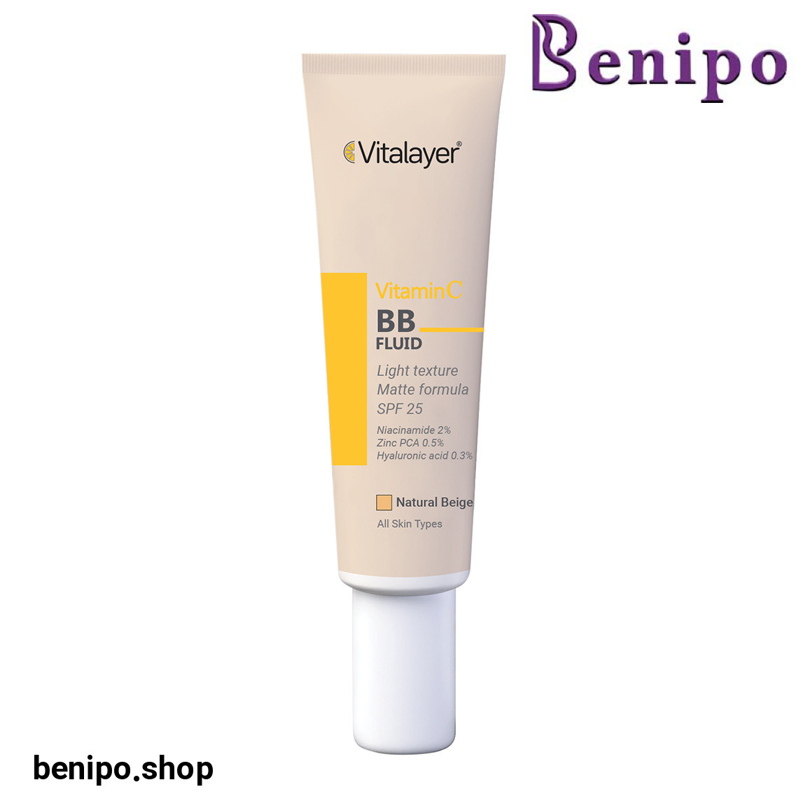 بی بی کرم فلوئید با SPF25 دارای ویتامین C حجم 30 میلی لیتر