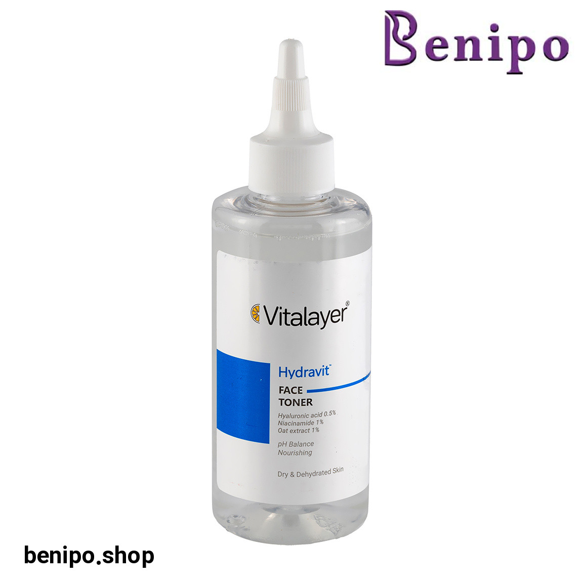 تونر صورت مدل Hydravit مناسب پوست خشک و دهیدراته حجم 200 میلی لیتر