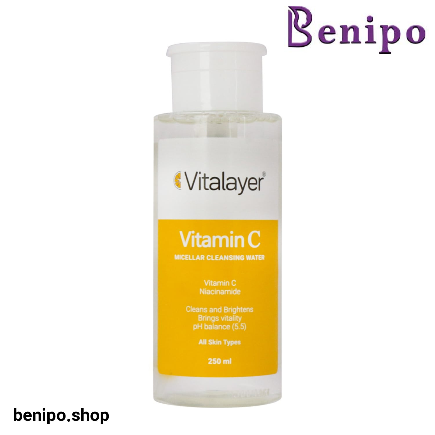 میسلار واتر حاوی ویتامین C ویتالیر