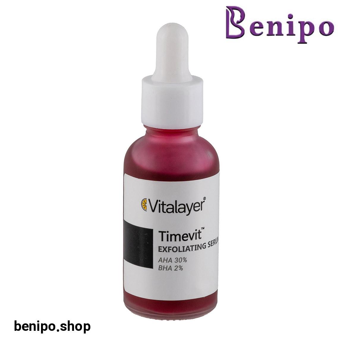 سرم لایه بردار قوی مدل Timevit مناسب انواع پوست حجم 30 میلی لیتر