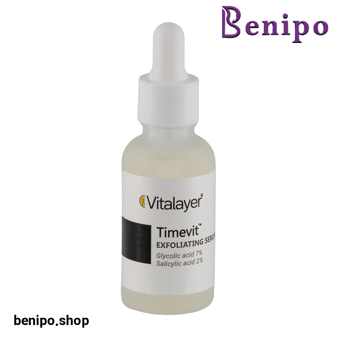 سرم لایه بردار مدل Timevit مناسب برای انواع پوست حجم 30 میلی لیتر