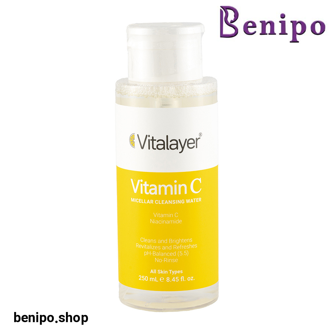 میسلار واتر حاوی ویتامین سی حجم 250 میلی لیتر