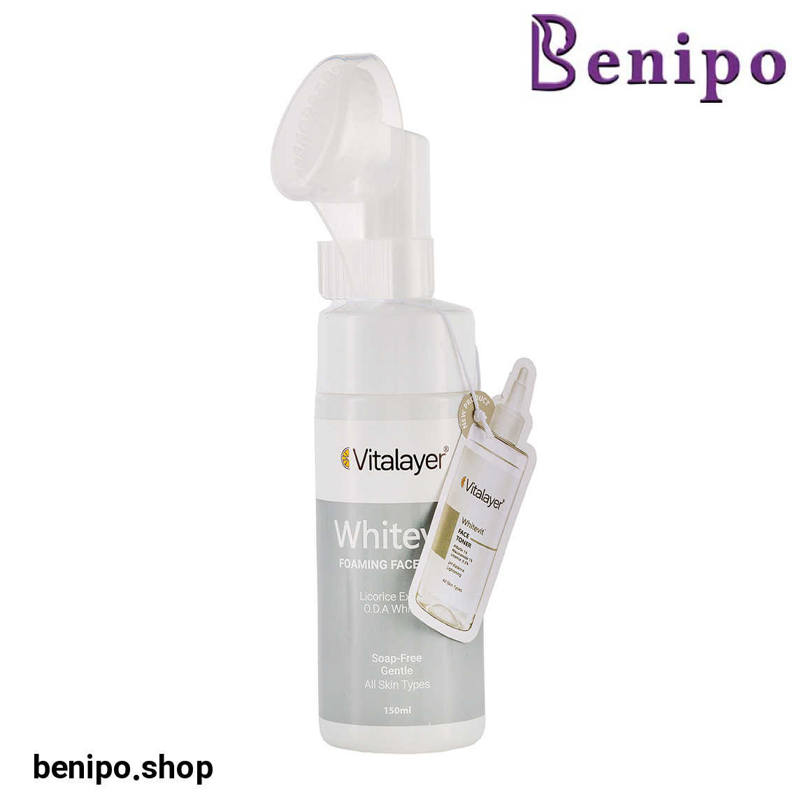 فوم پاک کننده صورت وایت ویت حجم 150میل