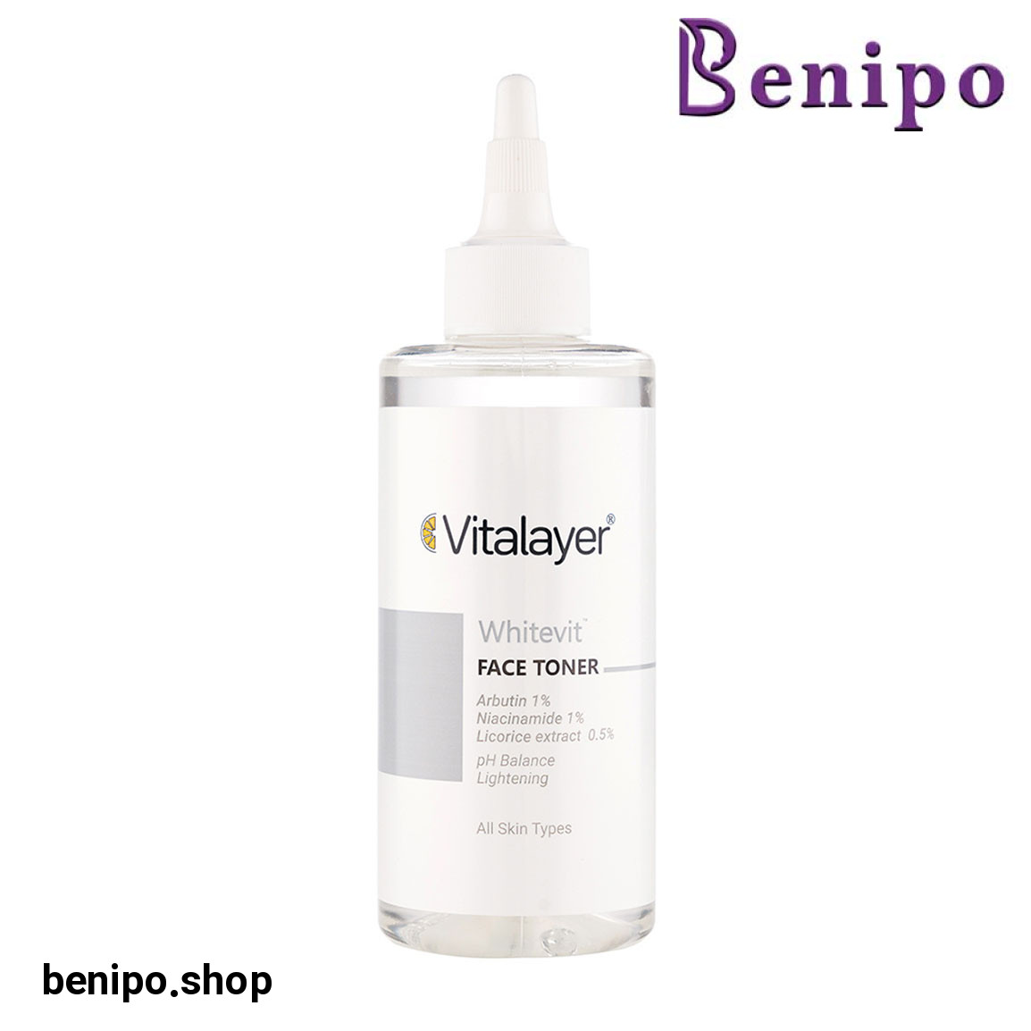 تونر پاک کننده صورت مدل Whitevit 200 حجم میلی لیتر