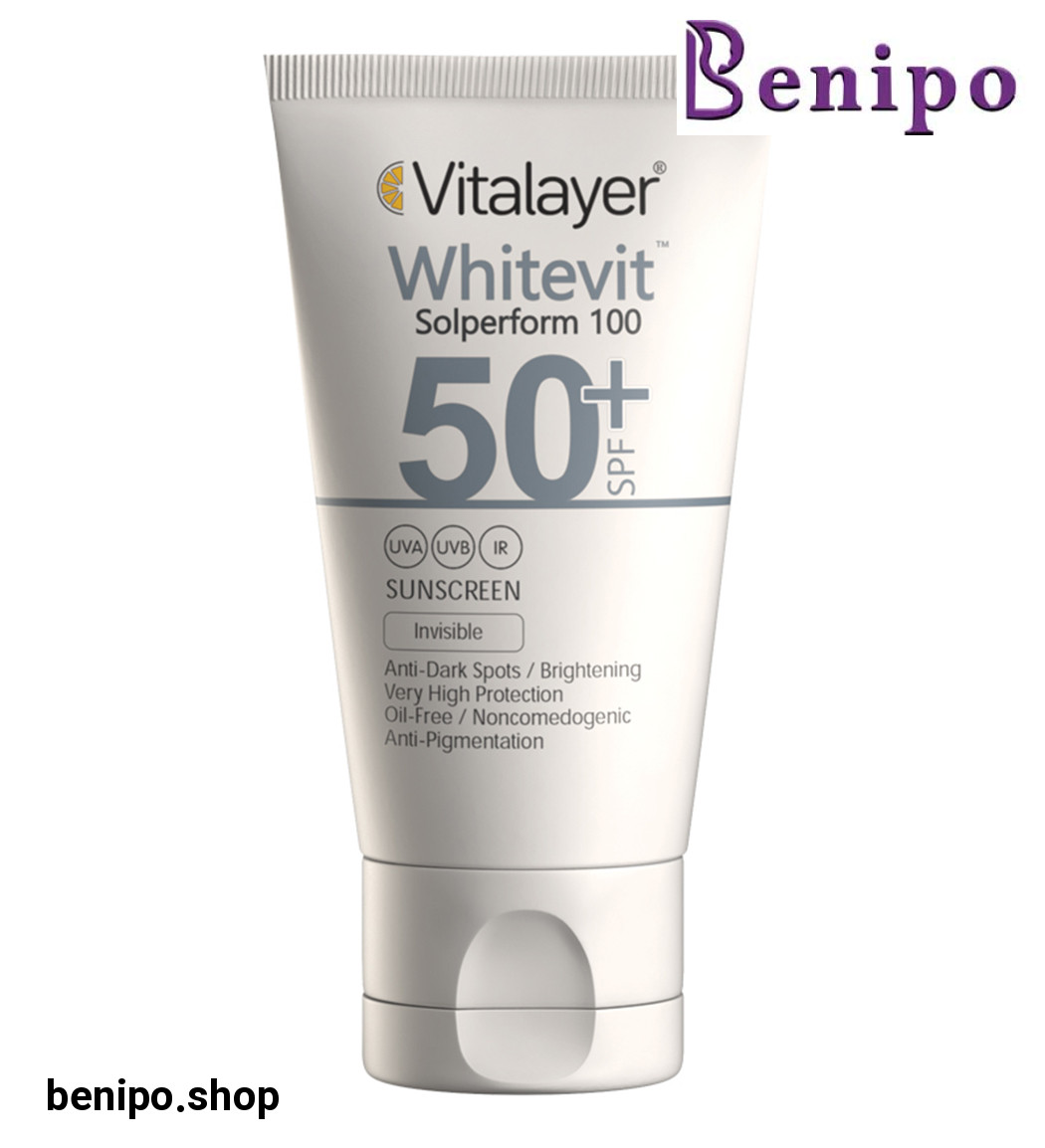 ضد آفتاب بی رنگ مدل وایت ویت 40میل