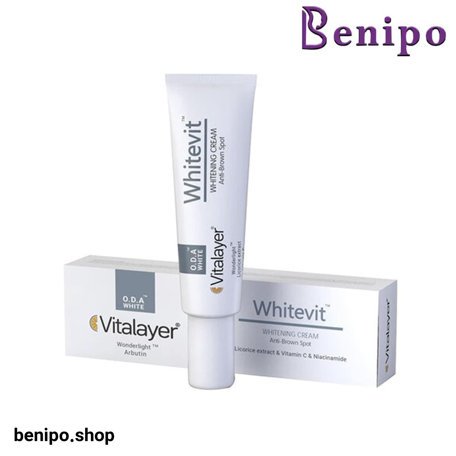 کرم روشن کننده و ضدلک whitevit ویتالیر