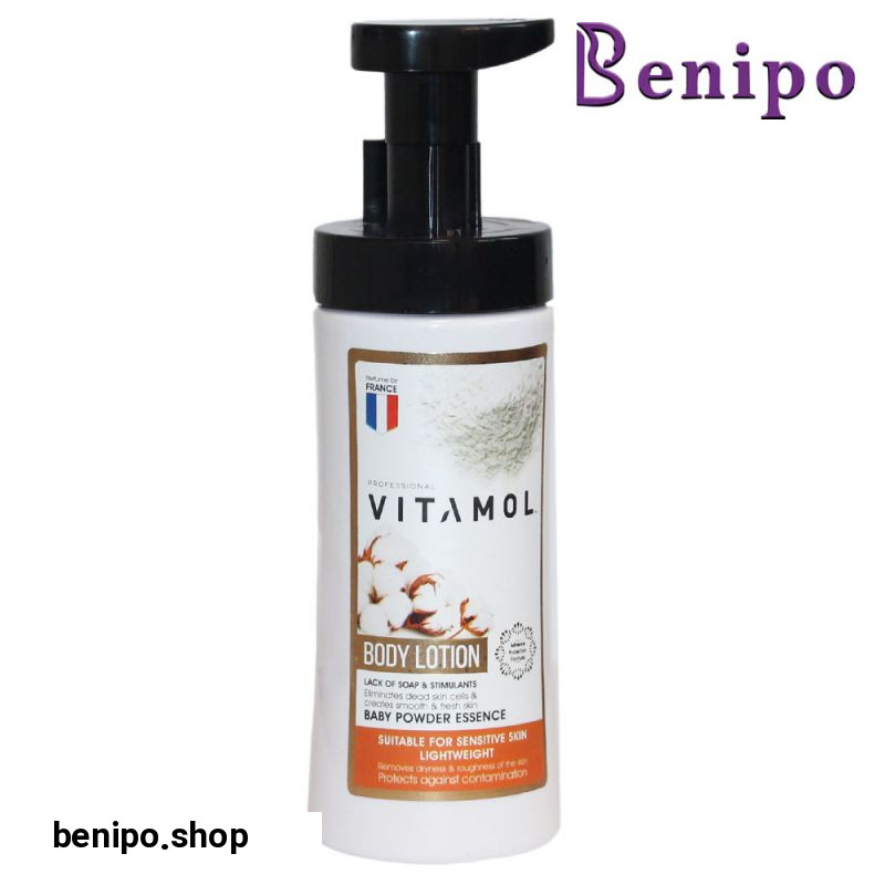 لوسیون بدن رایحه اسانس پودر بچه