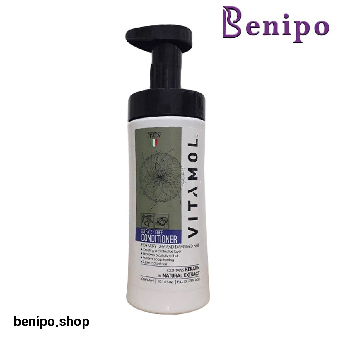 نرم کننده فاقد سولفات موی خشک و آسیب دیده