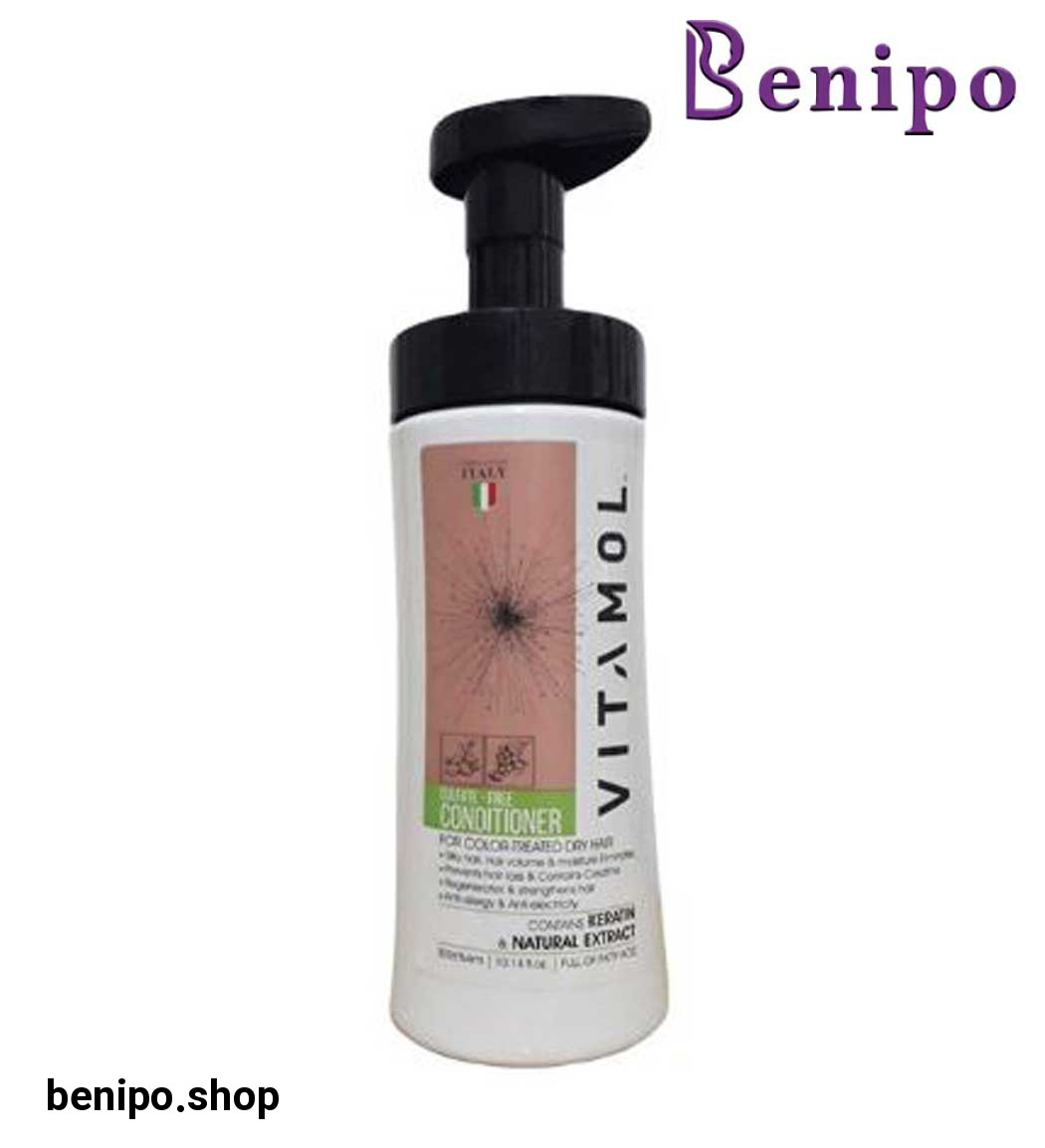 شامپو فاقد سولفات موی رنگ شده و کراتین