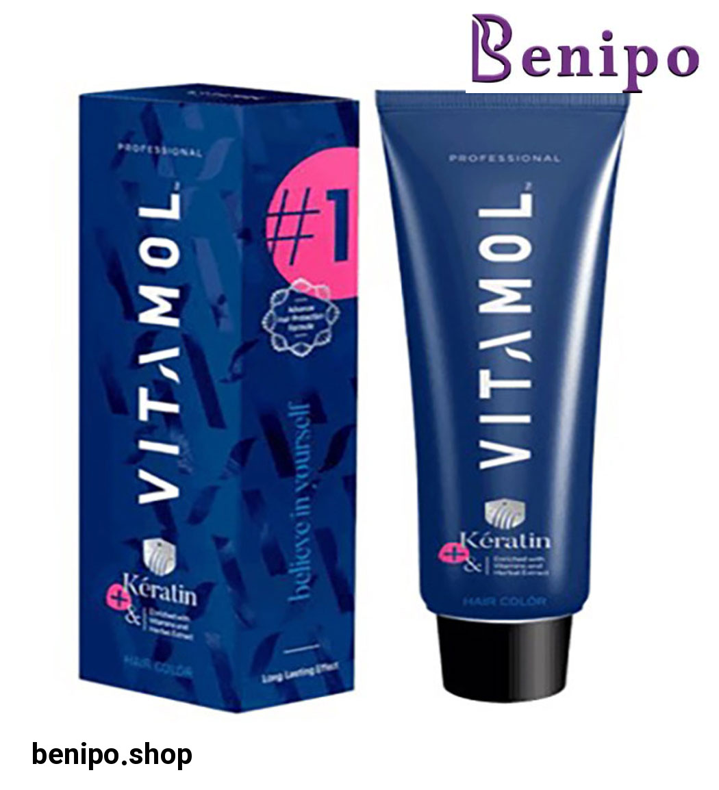 رنگ موی 120 میلی سری طبیعی شماره 6 بلوند تیره(با دستکش وکلاه)