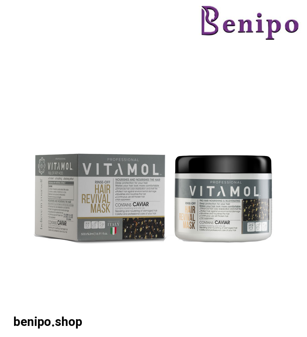 ماسک مو500گرمی خاویار داخل حمام جعبه دار