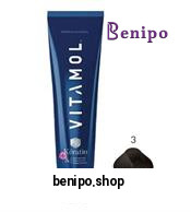 رنگ موی 120 میلی سری طبیعی شماره 3 قهوه ای تیره(با دستکش وکلاه)