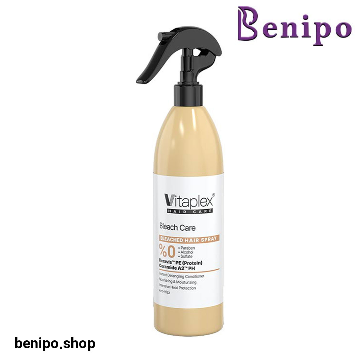 اسپری نرم کننده مو فاقد سولفات مناسب مو دکلره شده حجم 300 میلی لیتر