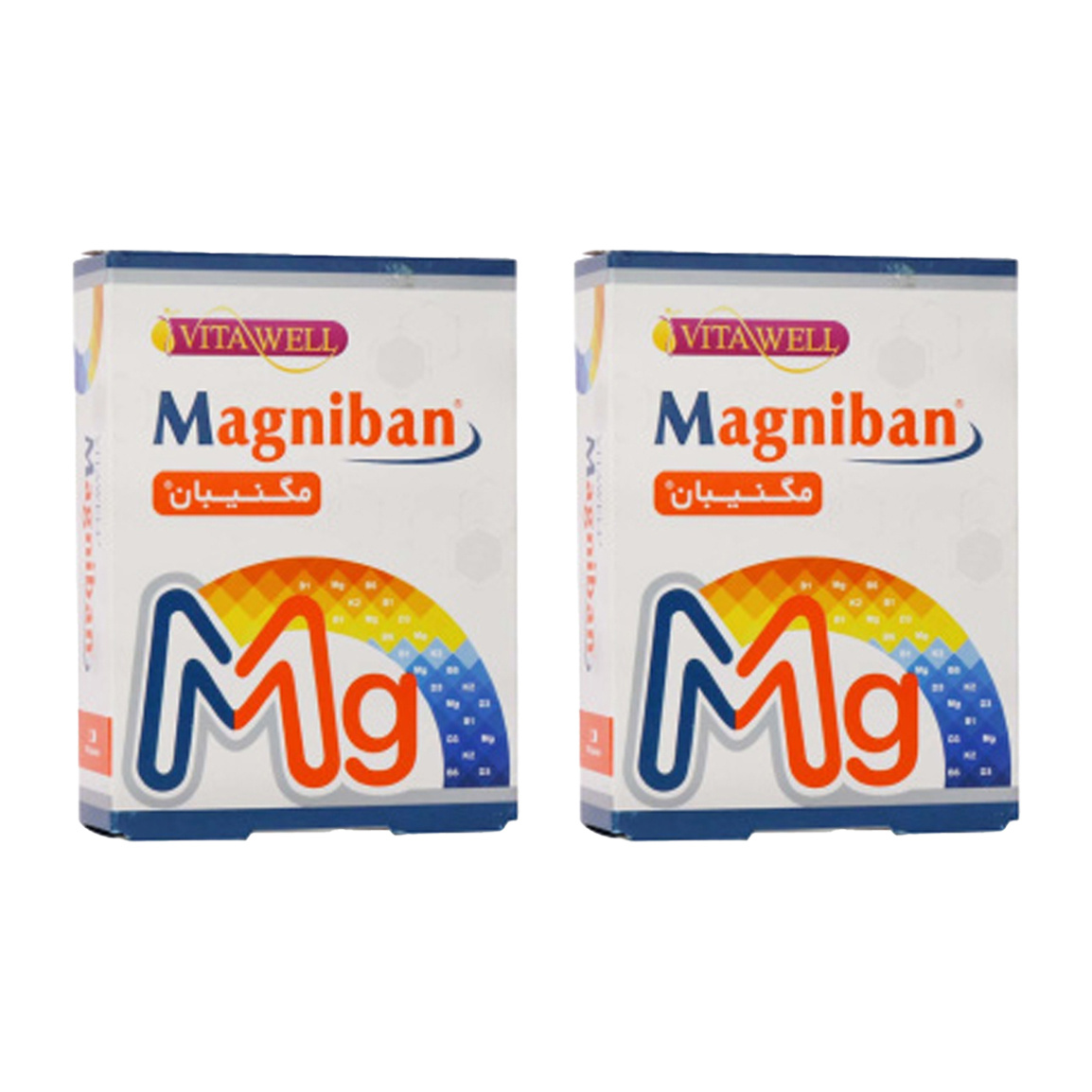 پک دو عددی قرص مگنیبان بسته 30 عددی