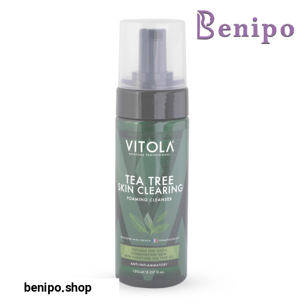 فوم شستشو صورت درخت چای مناسب پوست چرب و مختلط 150 میل